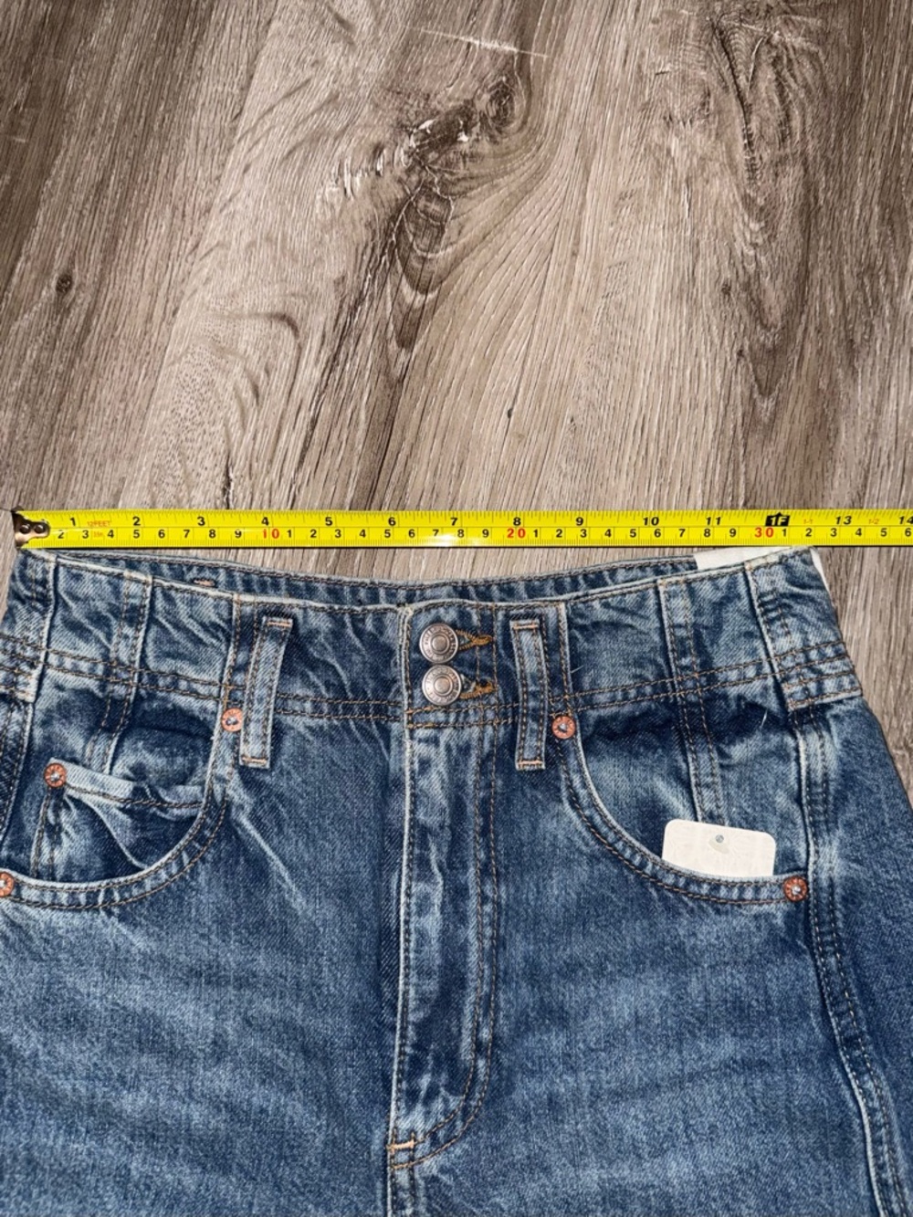Free People We The Free Aster Straight Leg Jeans in Swarm size 25 - Picture 7 of 7
